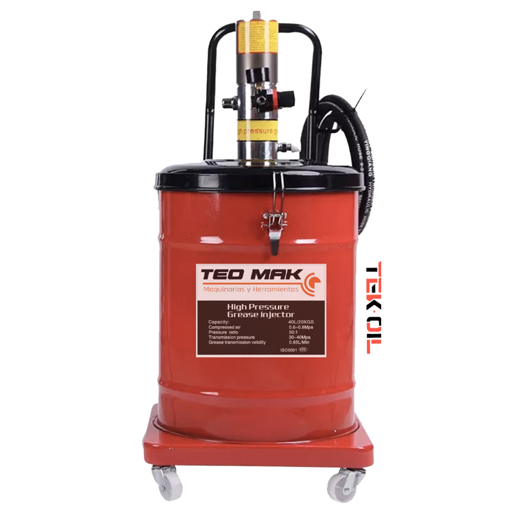 Grasera neumática  de alta presión para grasa - Tineta 20Kg