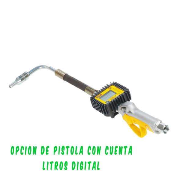 Pistola digital distribución aceite